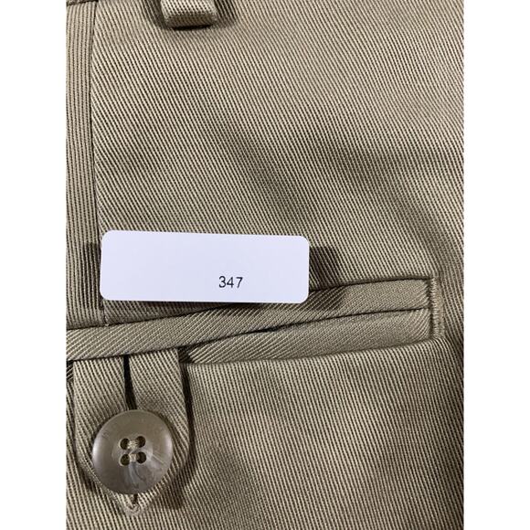 Dockers D4 Pants Relaxed Fit Flat Front Mens 38X32 Chino Beige Khaki Cotton #347 - Picture 15 of 16